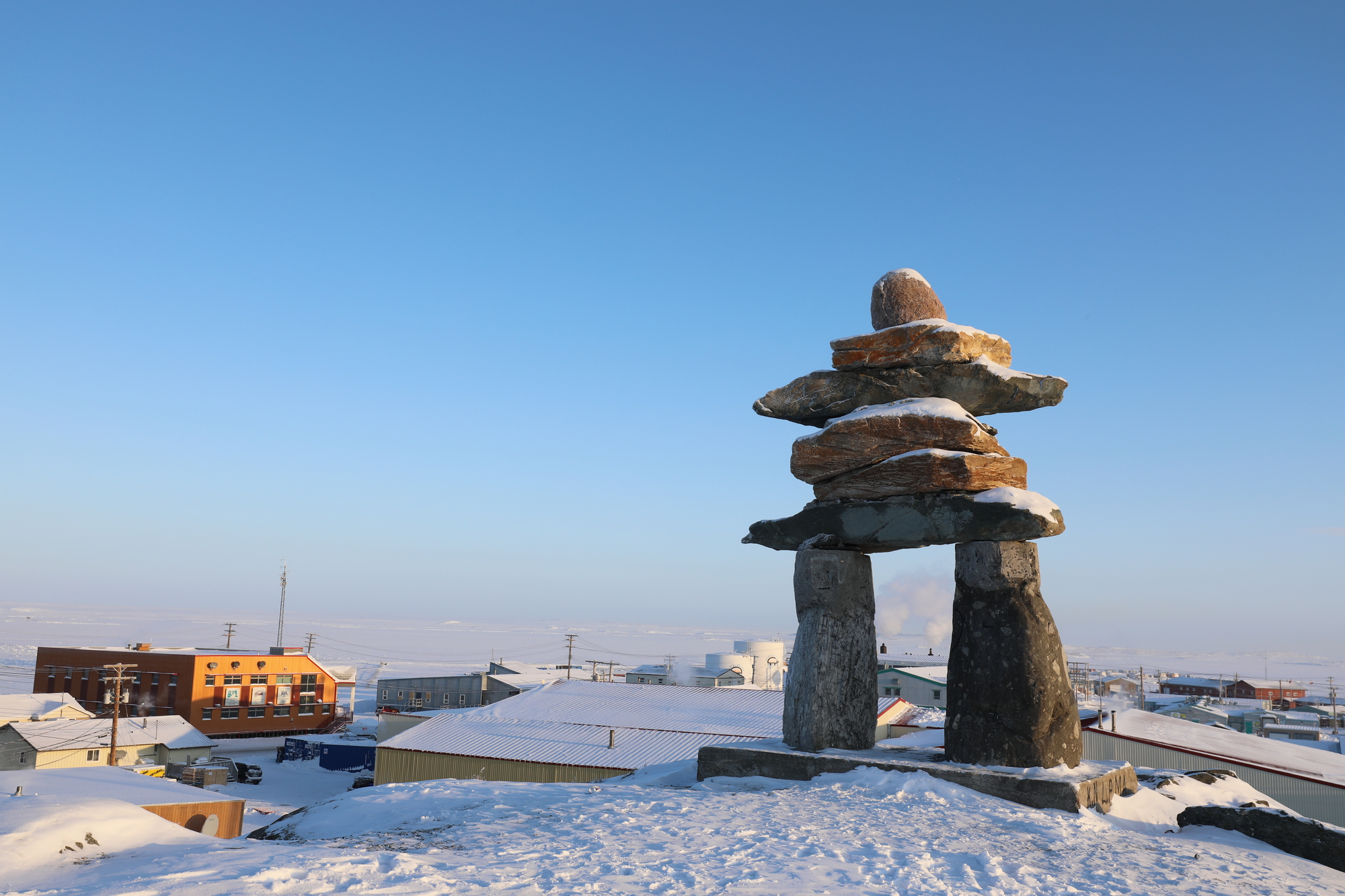 big inukshuk