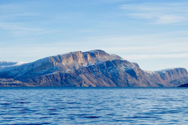 water and island